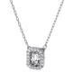 Swarovski Millenia Necklace Square White