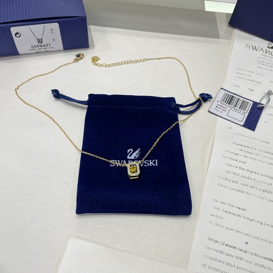 Swarovski Millenia Necklace Square Yellow