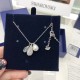 Swarovski So Cool Cluster Necklace White