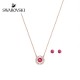 Swarovski Sparkling Dance Set Necklace Red