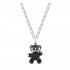 Swarovski Teddy Necklace Bear Black