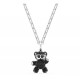 Swarovski Teddy Necklace Bear Black