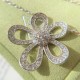 Van Cleef & Arpels Flowerlace Silver/VCA Necklaces