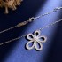 Van Cleef & Arpels Flowerlace White Gold/VCA Necklaces 