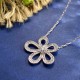 Van Cleef & Arpels Flowerlace White Gold/VCA Necklaces