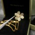 Van Cleef & Arpels Frivole Of Rose Gold VCA Necklaces Gold Silver 3 Colors 