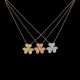 Van Cleef & Arpels Frivole Of Rose Gold VCA Necklaces Gold Silver 3 Colors