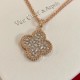 Van Cleef & Arpels Magic Alhambra Rose Gold VCA Necklaces Silver/Gold 3 Colors