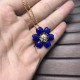 Van Cleef & Arpels Rose De Noel Of Blue/VCA Necklaces White Red 4 Colors