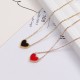 Van Cleef & Arpels Sweet Alhambra Gold Of VCA Necklaces Red Black