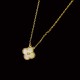 Van Cleef & Arpels Sweet Alhambra Of Rose Gold VCA Necklaces Gold/Pink