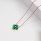 Van Cleef & Arpels Sweet Alhambra Of Rose Gold VCA Necklaces Red Black 4 Colors