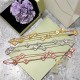 Van Cleef & Arpels Sweet Alhambra Of Rose Gold VCA Necklaces Silver/Gold 3 Colors