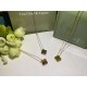 Van Cleef & Arpels Sweet Alhambra Of Rose Gold VCA Necklaces White Gold