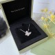 Van Cleef & Arpels Two Butterfly Of Silver And VCA Necklaces