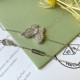 Van Cleef & Arpels Two Butterfly Of Silver And VCA Necklaces