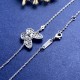 Van Cleef & Arpels Two Butterfly Of Silver/VCA Necklaces