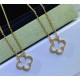 Van Cleef & Arpels Vintage Alhambra Gold Of VCA Necklaces