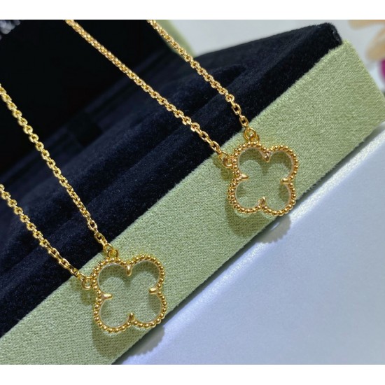 Van Cleef & Arpels Vintage Alhambra Gold Of VCA Necklaces