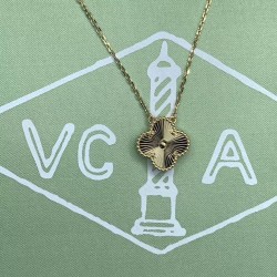 Van Cleef & Arpels Vintage Alhambra Gold VCA Necklaces 