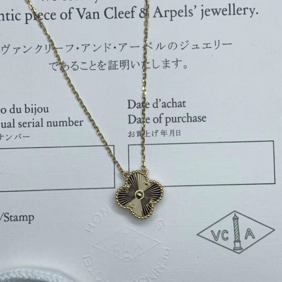 Van Cleef & Arpels Vintage Alhambra Gold VCA Necklaces