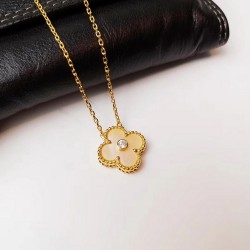 Van Cleef & Arpels Vintage Alhambra Of Gold VCA Necklaces 