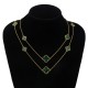 Van Cleef & Arpels Vintage Alhambra Of Gold VCA Necklaces Green White 11 Flowers