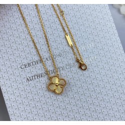 Van Cleef & Arpels Vintage Alhambra Of Rose Gold/VCA Necklaces 