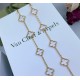 Van Cleef & Arpels Vintage Alhambra Rose Gold Of VCA Necklaces 5 Flowers