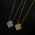 Van Cleef & Arpels Vintage Alhambra Silver Of VCA Necklaces Gold 