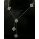 Van Cleef & Arpels Vintage Alhambra VCA Necklaces Gold/Silver 5 Flowers