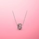 Pandora 18K Rose Gold Pendant Pink 20082723