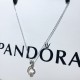 Pandora Heart Shaped Necklace Sterling Silver