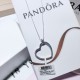 Pandora Heart Shaped Rainbow Pendant Sterling Silver