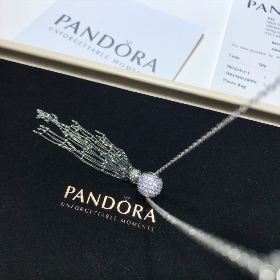 Pandora Magic Tassel Necklace Sterling Silver