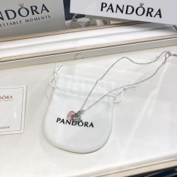 Pandora Pendant Set Silver Blue Pink 20082747