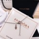 Pandora Round Sparkle Halo Necklace 396240CZ