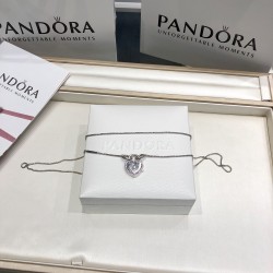 Pandora Sterling Silver Pendant Pink 20082728