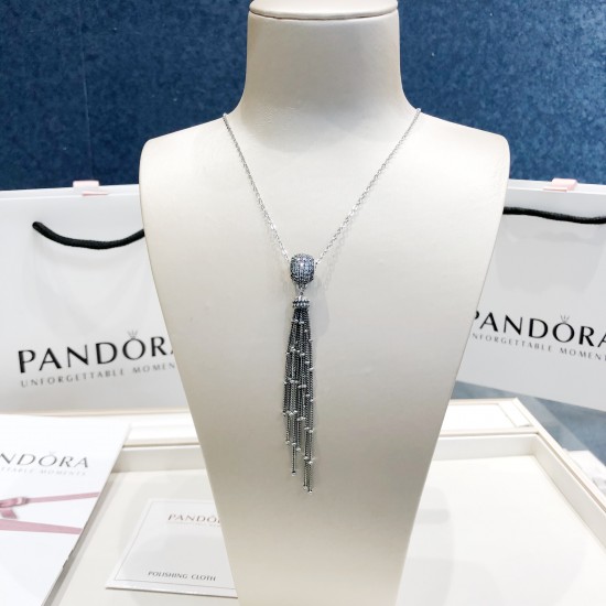 Pandora Sterling Silver Pendant Silver Tassels 20082729