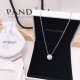 Pandora Round Sparkle Halo Necklace 396240CZ