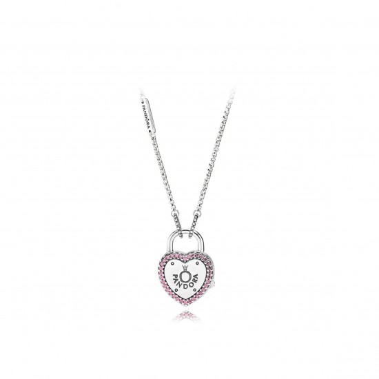 Pandora Sterling Silver Pendant Pink 20082728