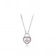 Pandora Sterling Silver Pendant Pink 20082728