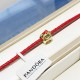 Pandora Golden Pig Red Rope Bangle