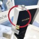 Pandora Golden Pig Red Rope Bangle