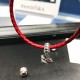 Pandora Pig Red String Bracelet