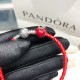 Pandora Sterling Silver Bangle Red Silver 20082758