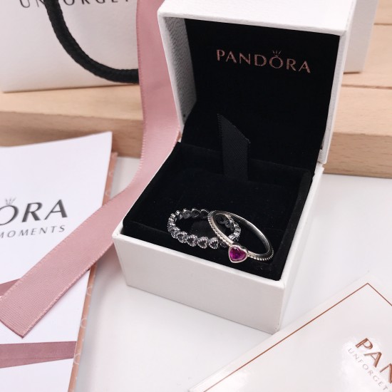 Pandora Band of Hearts Ring 190980