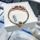 Pandora 18K Rose Gold Bangle Gold Pink 20082757