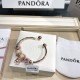 Pandora 18K Rose Gold Bangle Gold Purple 20082744