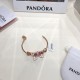 Pandora 18K Rose Gold Bangle Pink 20082733